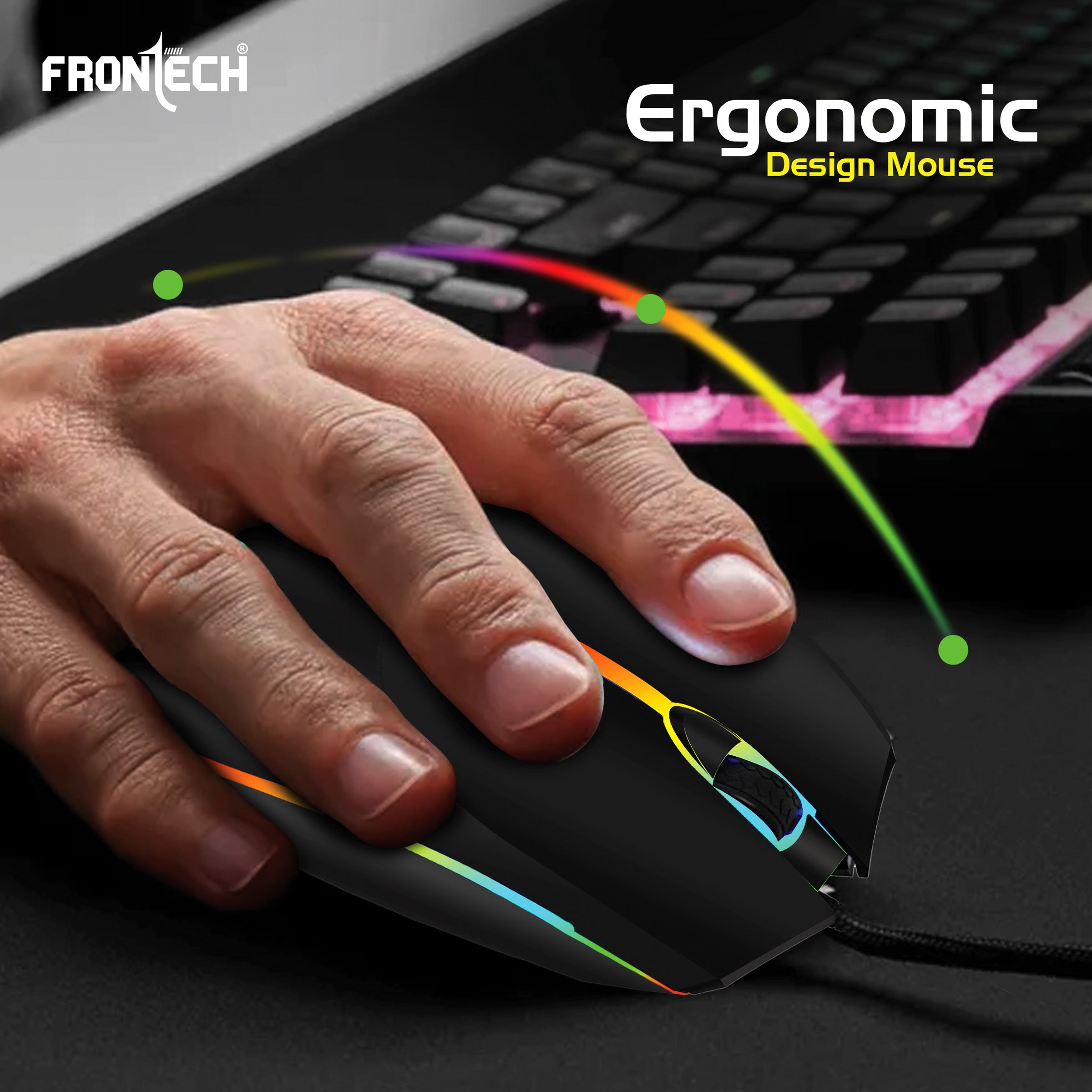 Frontech Wired USB Optical Mouse (MS-0068) Frontech Wired USB Optical Mouse (MS-0068)